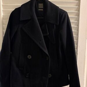 GAP Women's Black Peacoat